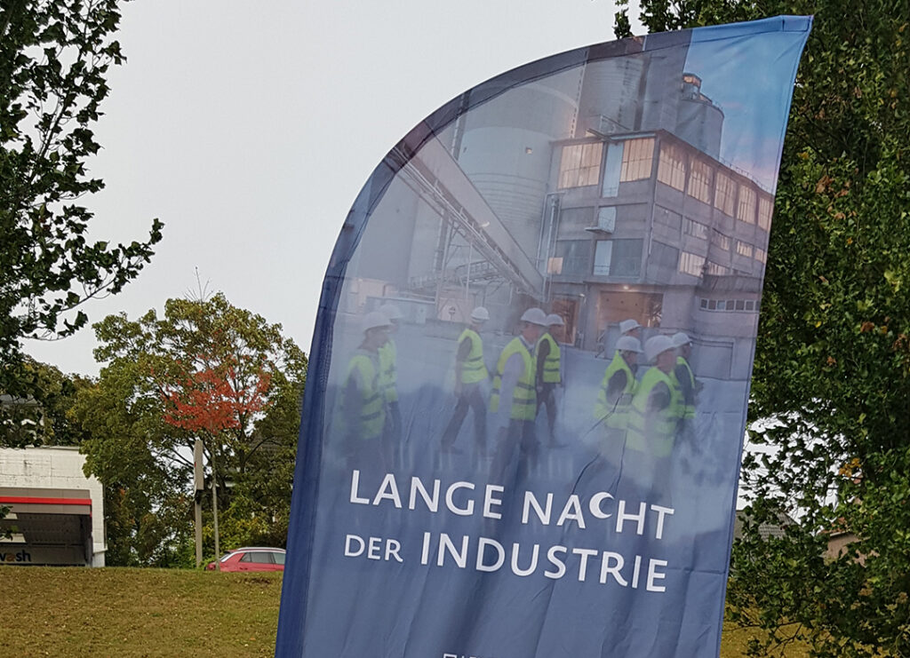 Fahne: Lange Nacht der Industrie